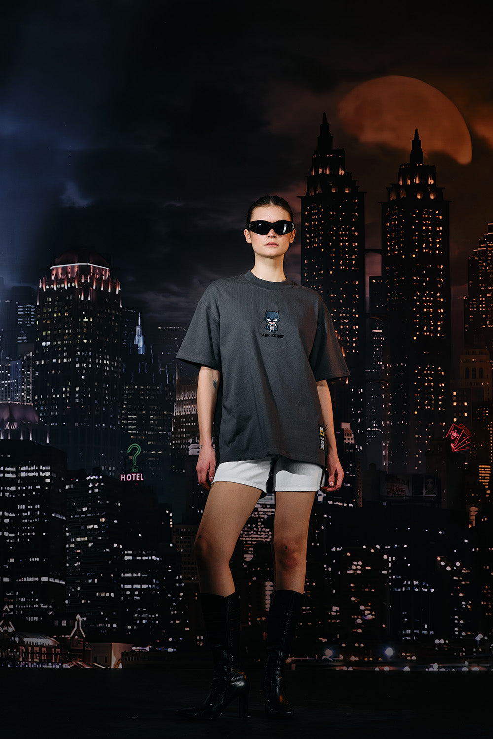 Bat Toon Oversized T-shirt - BonkersCorner