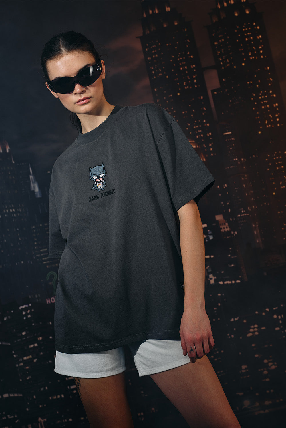 Bat Toon Oversized T-shirt - BonkersCorner