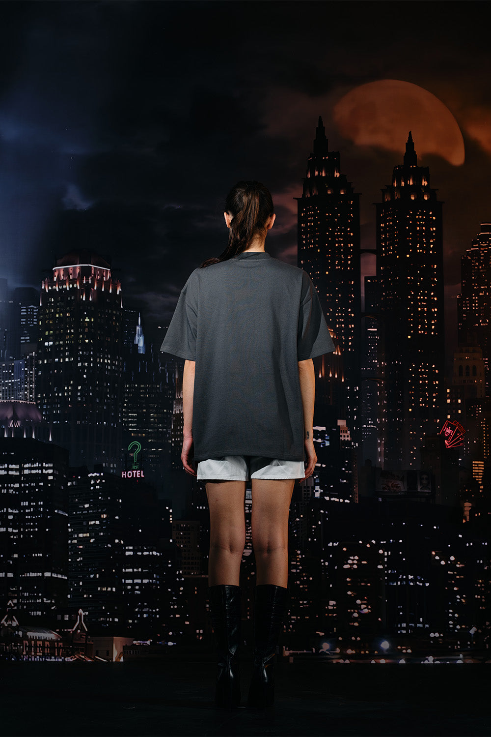 Bat Toon Oversized T-shirt - BonkersCorner