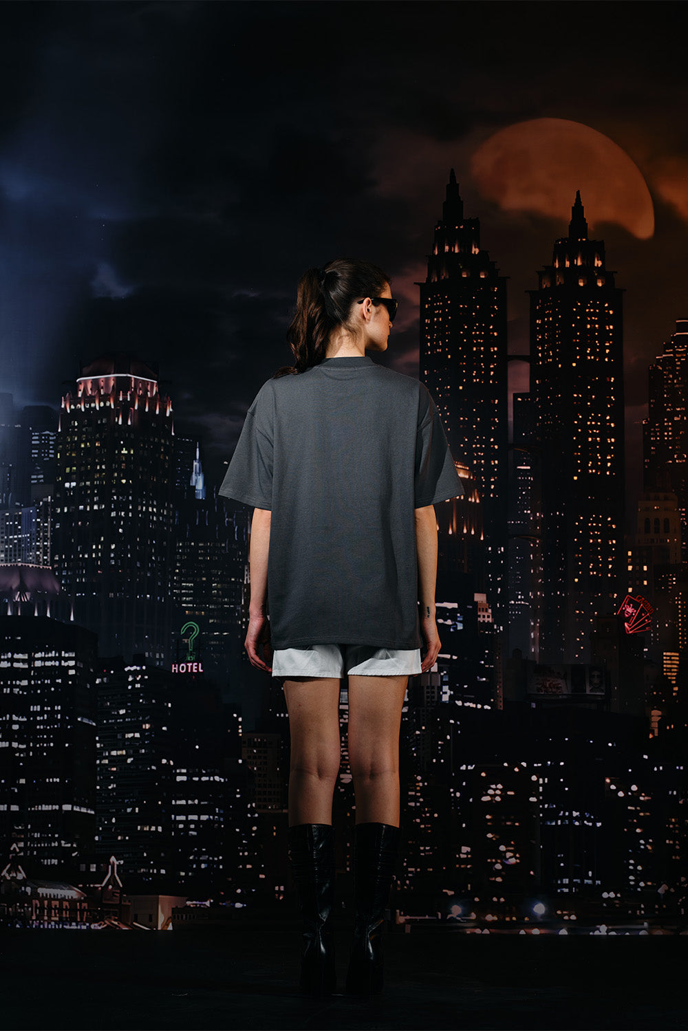 Bat Toon Oversized T-shirt - BonkersCorner