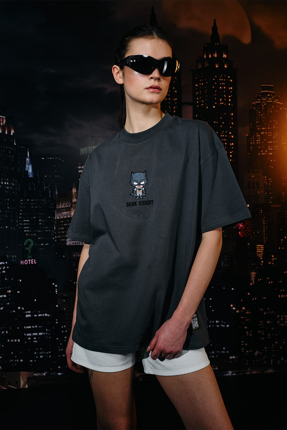 Bat Toon Oversized T-shirt - BonkersCorner