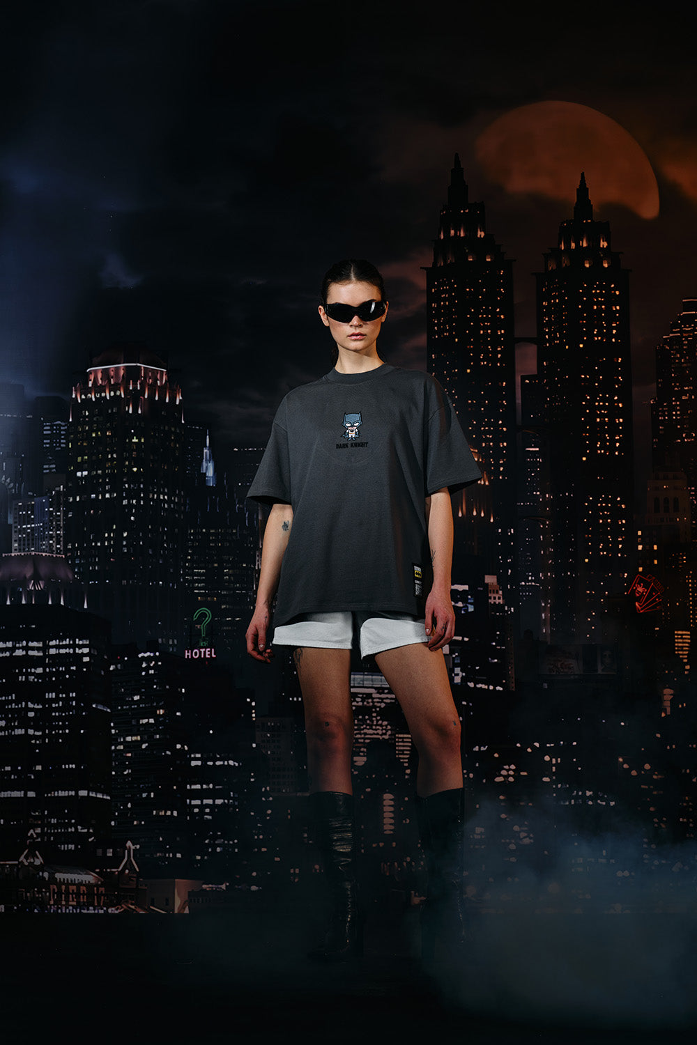 Bat Toon Oversized T-shirt - BonkersCorner