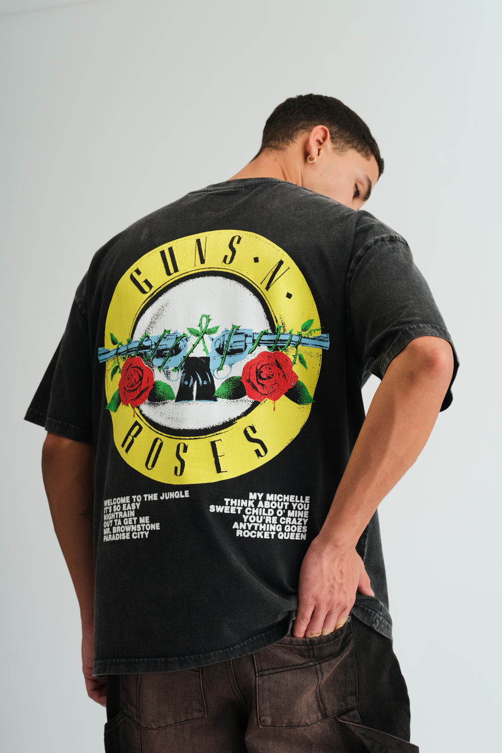 Appetite For Destruction Faded Oversized T-shirt - BonkersCorner
