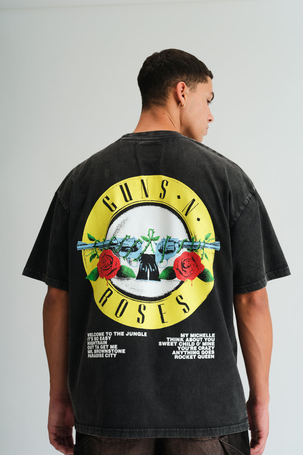 Appetite For Destruction Faded Oversized T-shirt - BonkersCorner