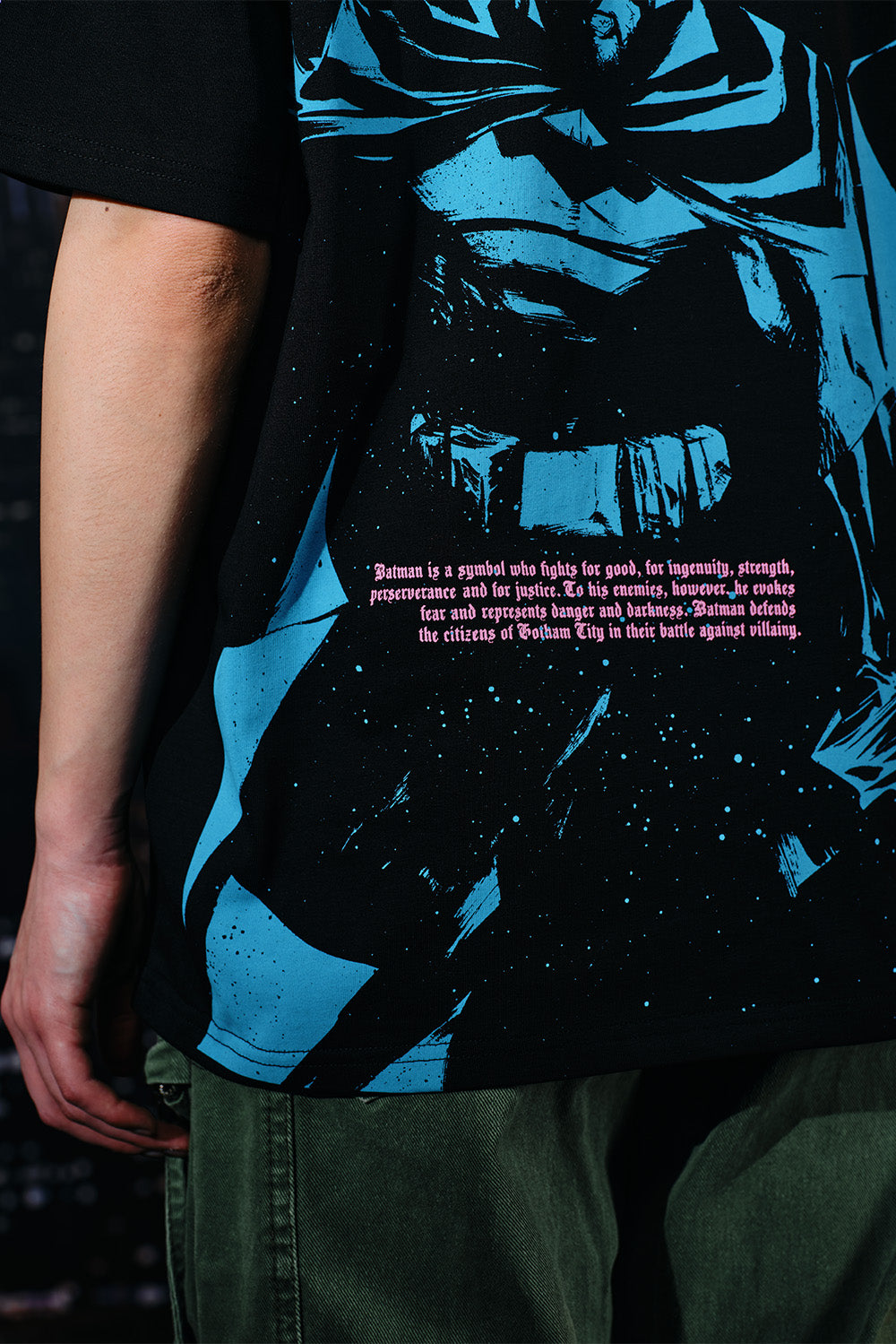 Bat In Dark Oversized T-shirt - BonkersCorner