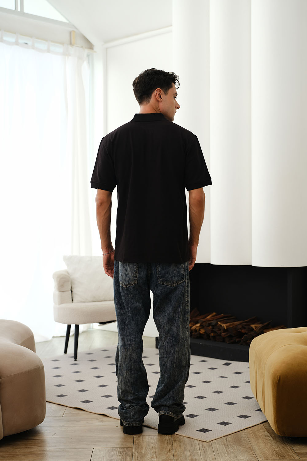 Black Deadpool Polo - BonkersCorner