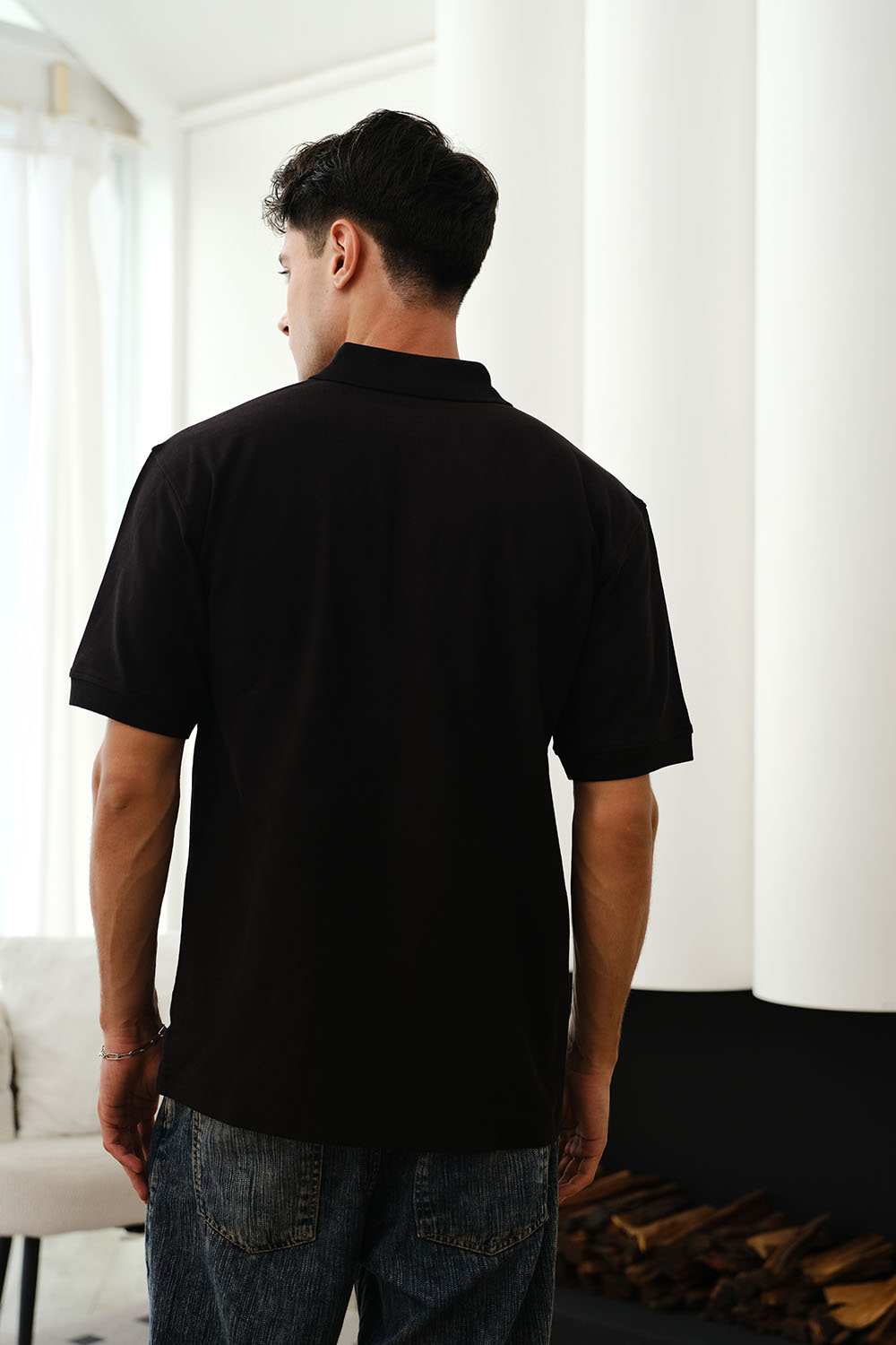 Black Deadpool Polo - BonkersCorner