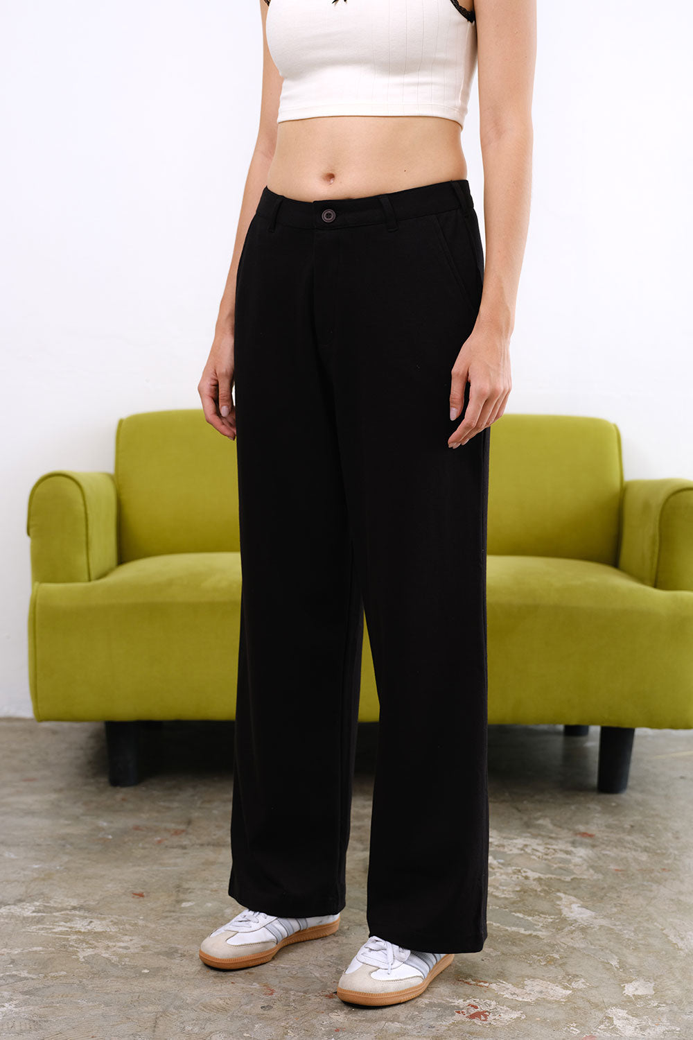 Black Trouser Pants - BonkersCorner