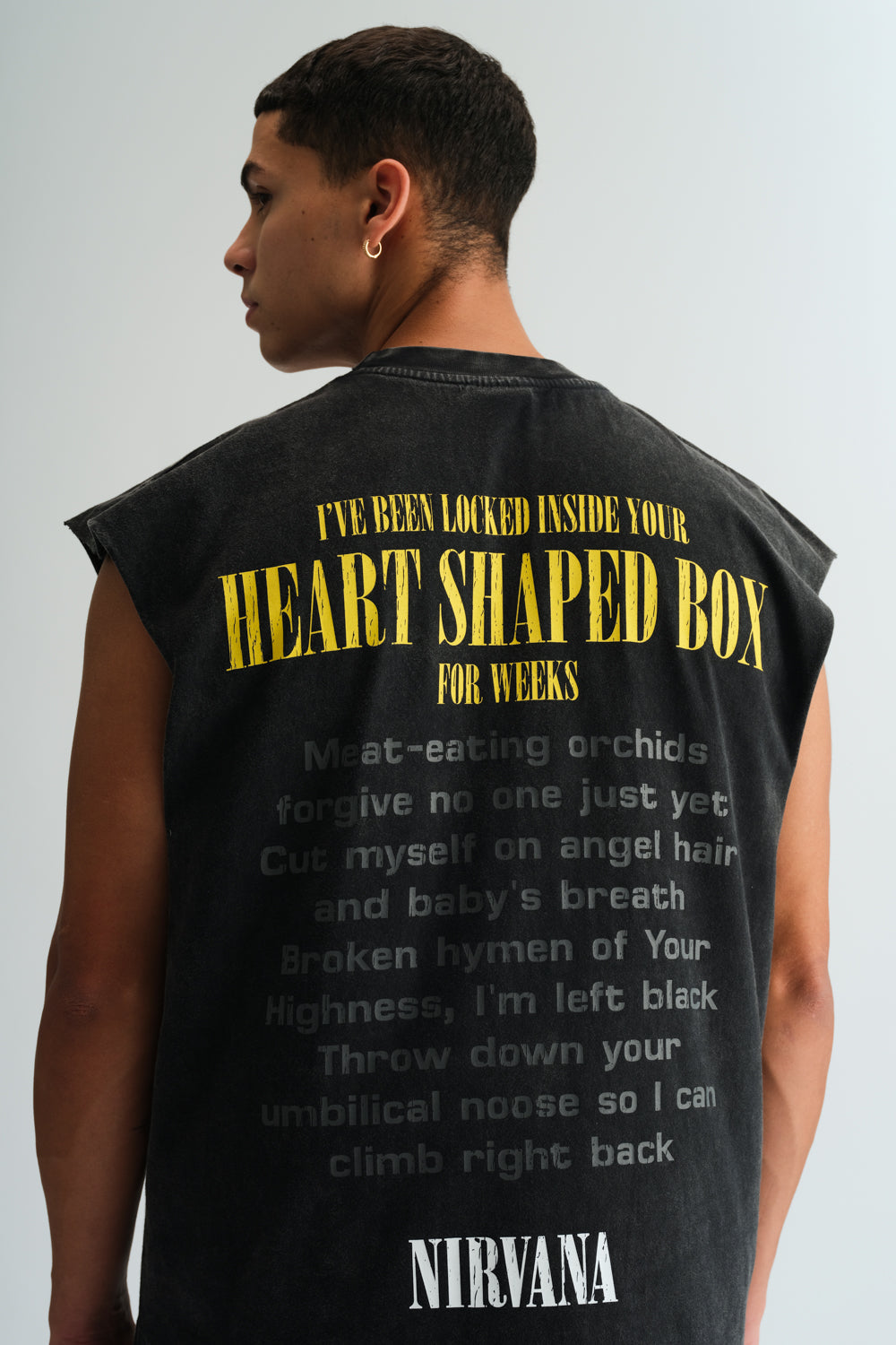 Black Nirvana Oversized Tank - BonkersCorner