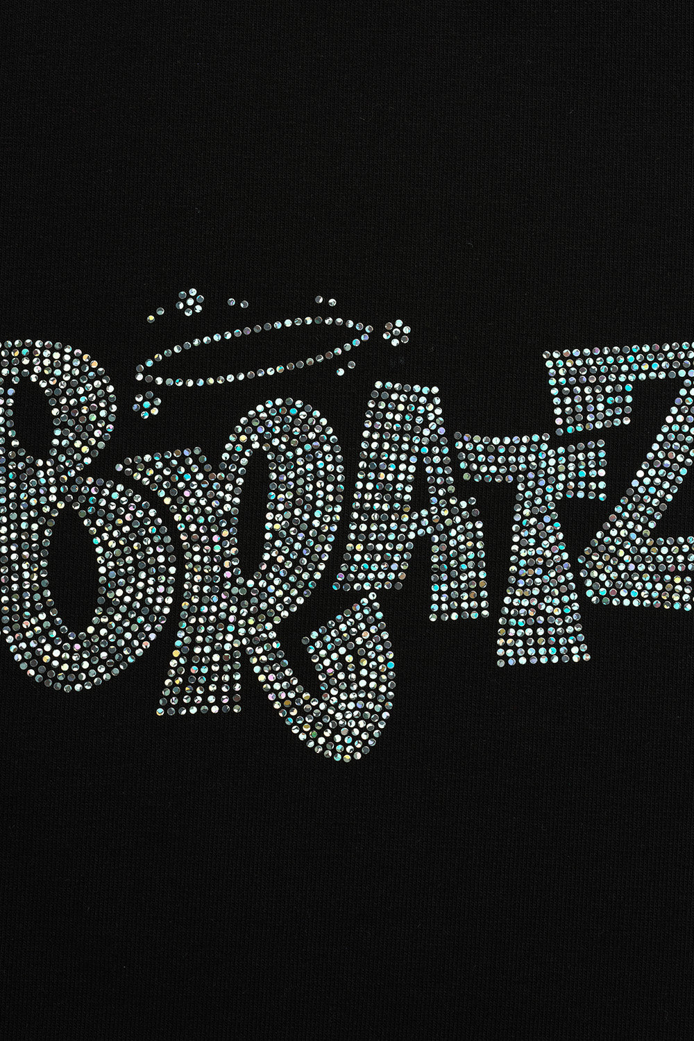 Bling Queen Rhinestone Crop Top - BonkersCorner