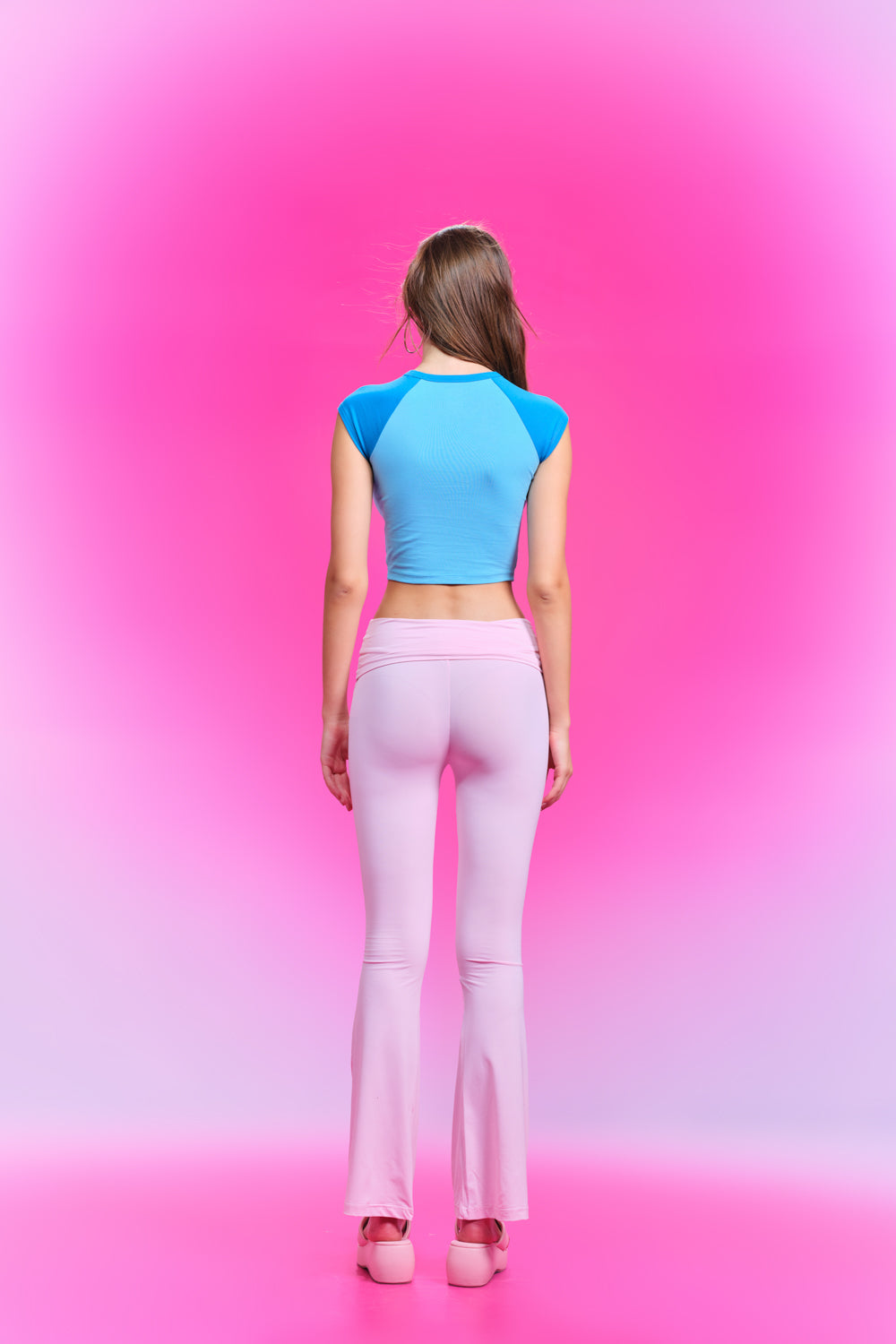 Bratty Blue Raglan Top - BonkersCorner