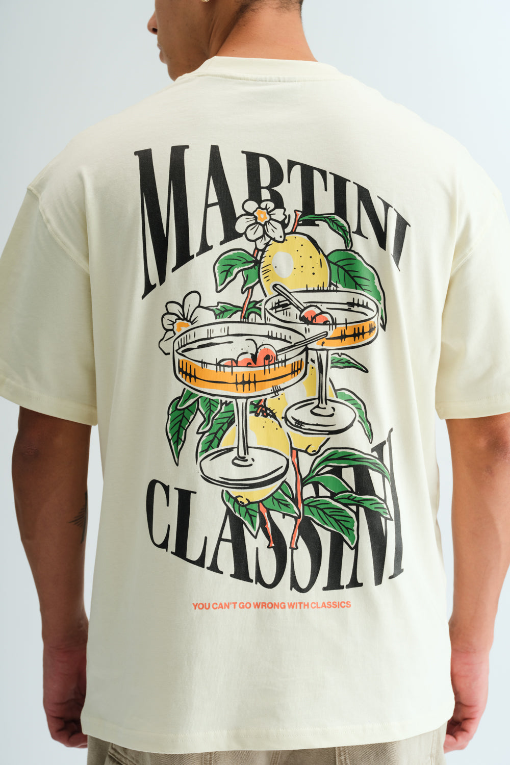 Classic Martini Oversized T-shirt - BonkersCorner