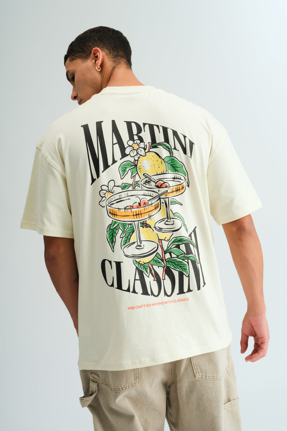 Classic Martini Oversized T-shirt - BonkersCorner