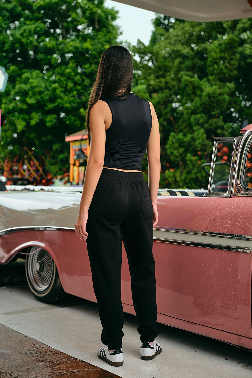 Dollar Bills Black Joggers - BonkersCorner
