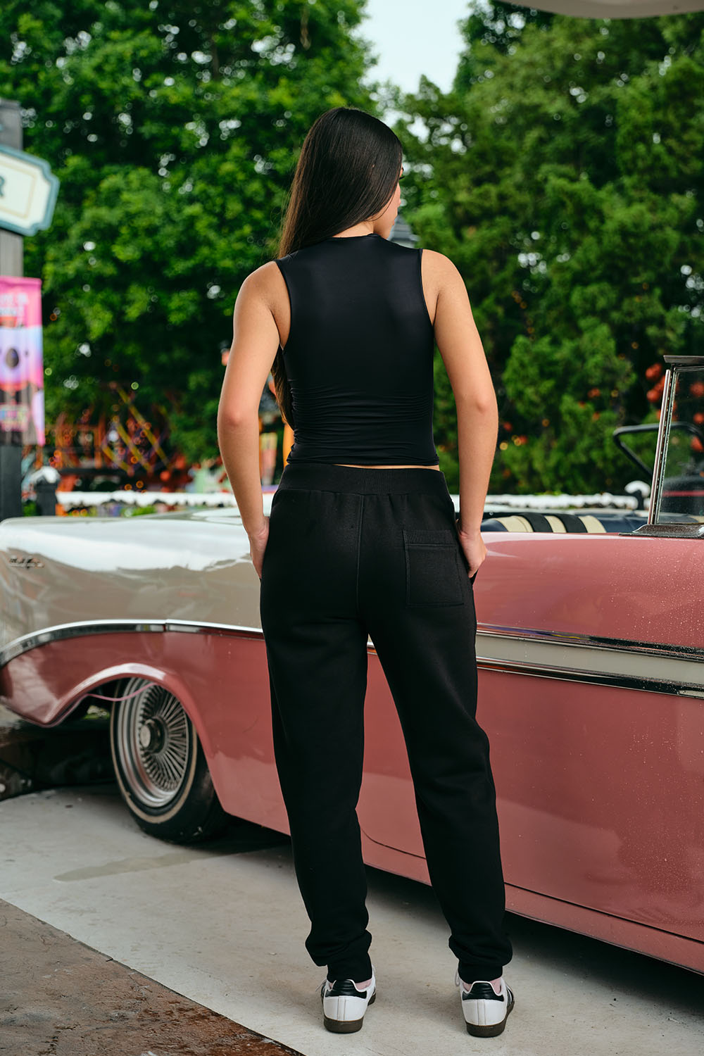 Dollar Bills Black Joggers - BonkersCorner