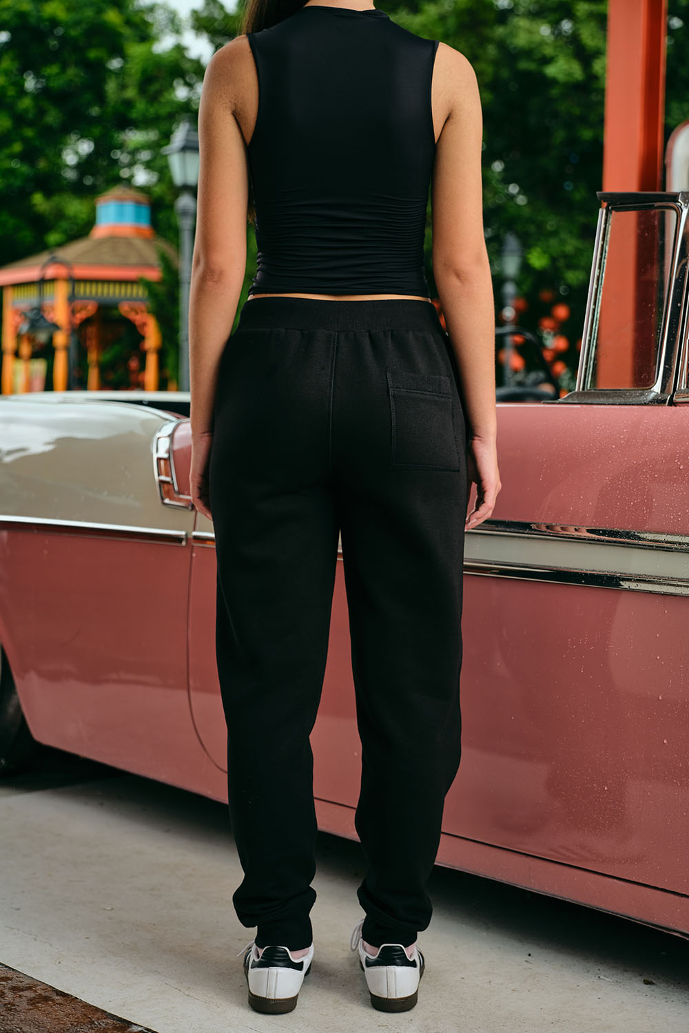 Dollar Bills Black Joggers - BonkersCorner