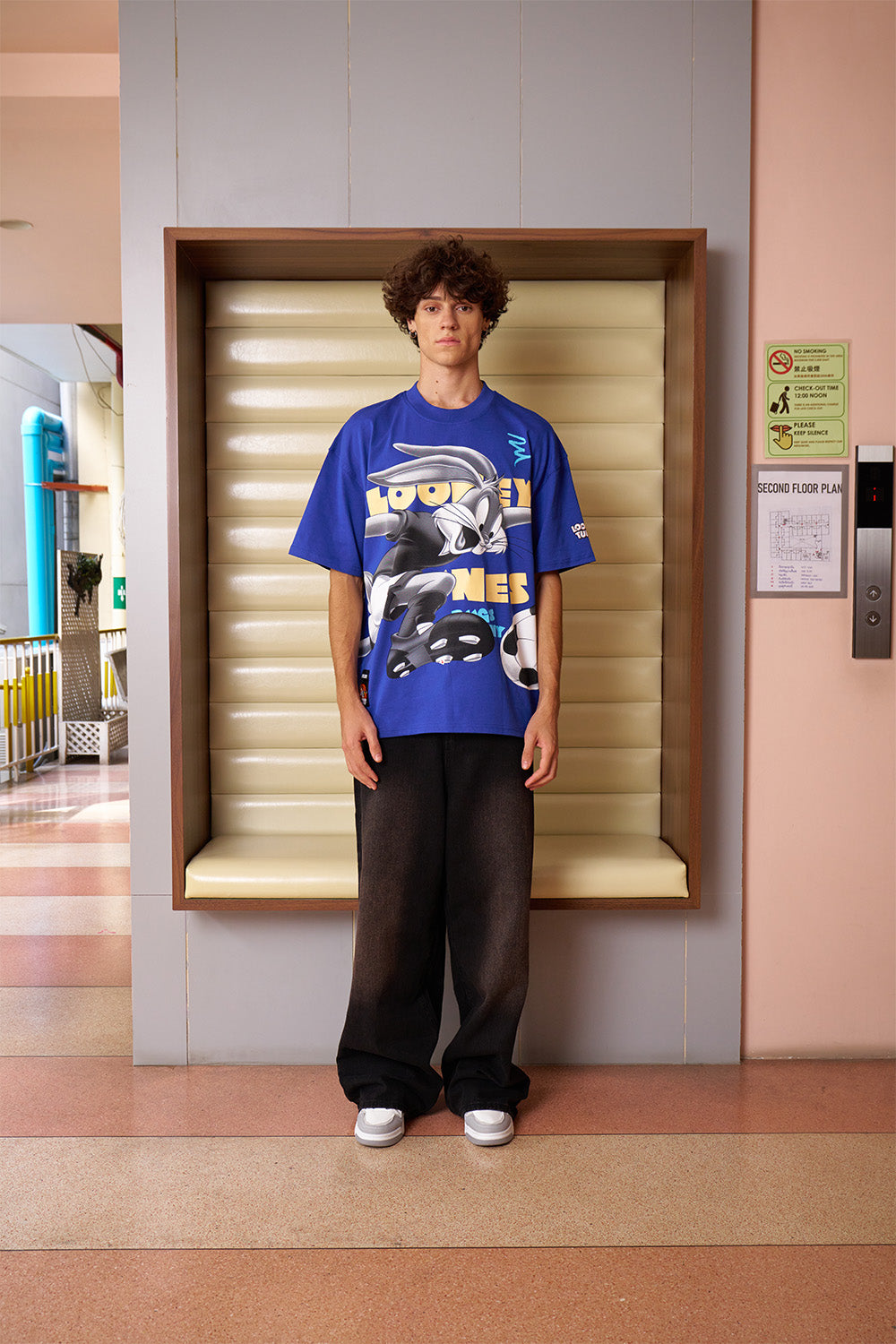 Football Bunny Oversized T-shirt - BonkersCorner