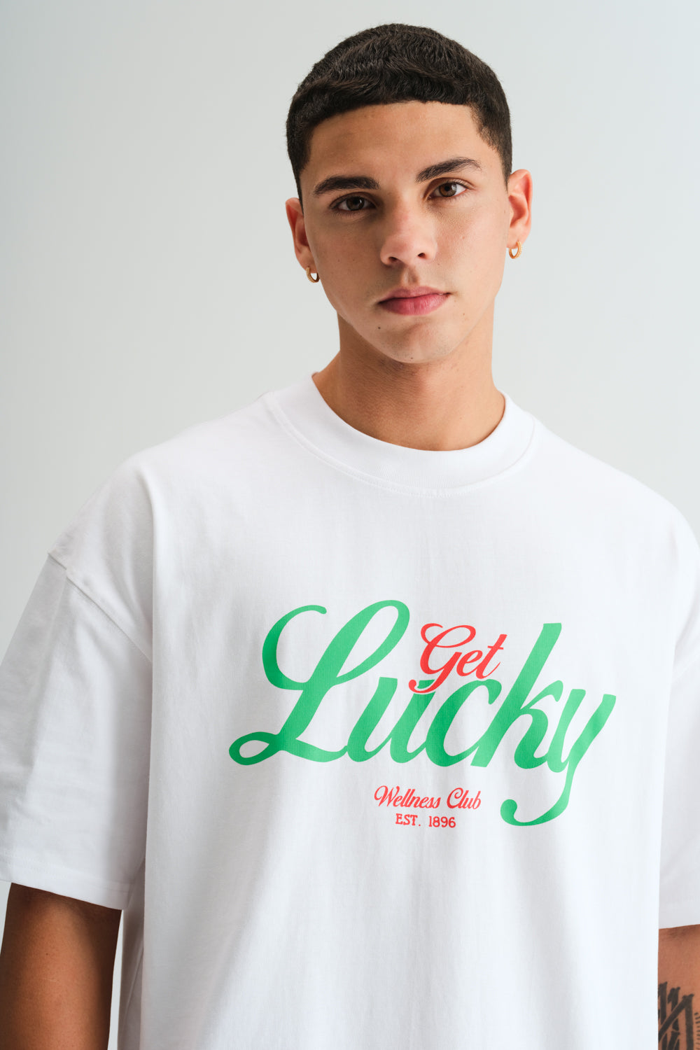 Get Lucky Oversized T-shirt - BonkersCorner