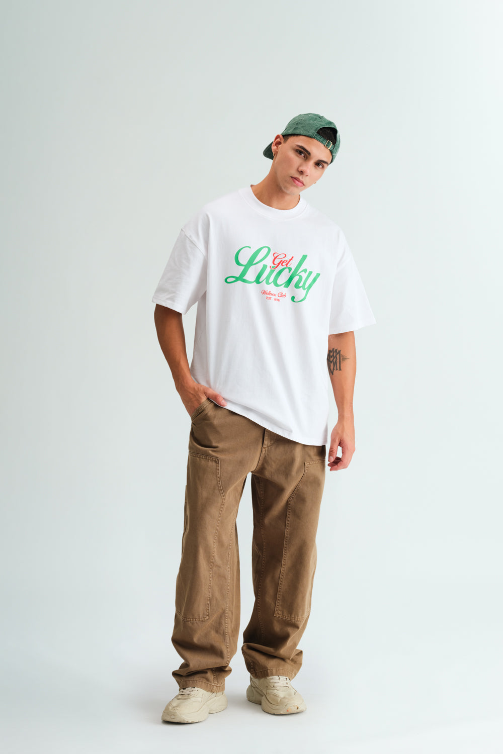 Get Lucky Oversized T-shirt - BonkersCorner