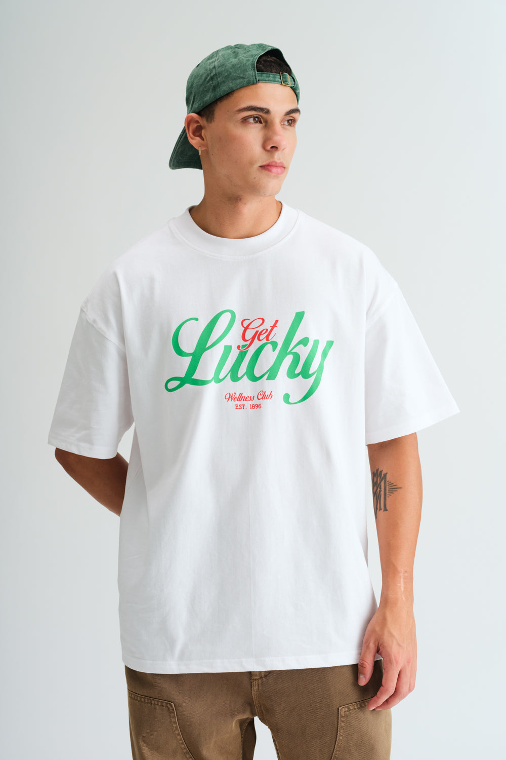 Get Lucky Oversized T-shirt - BonkersCorner