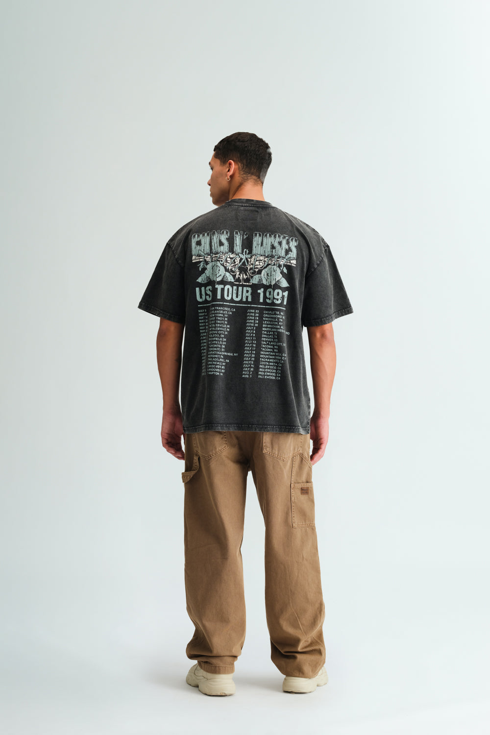 Guns N Roses US Tour 1991 Oversized T-shirt - BonkersCorner