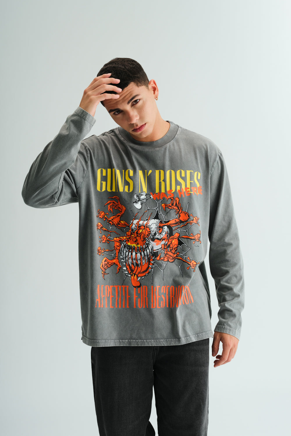 Guns N Roses Was Here Full Sleeves T-shirt - BonkersCorner