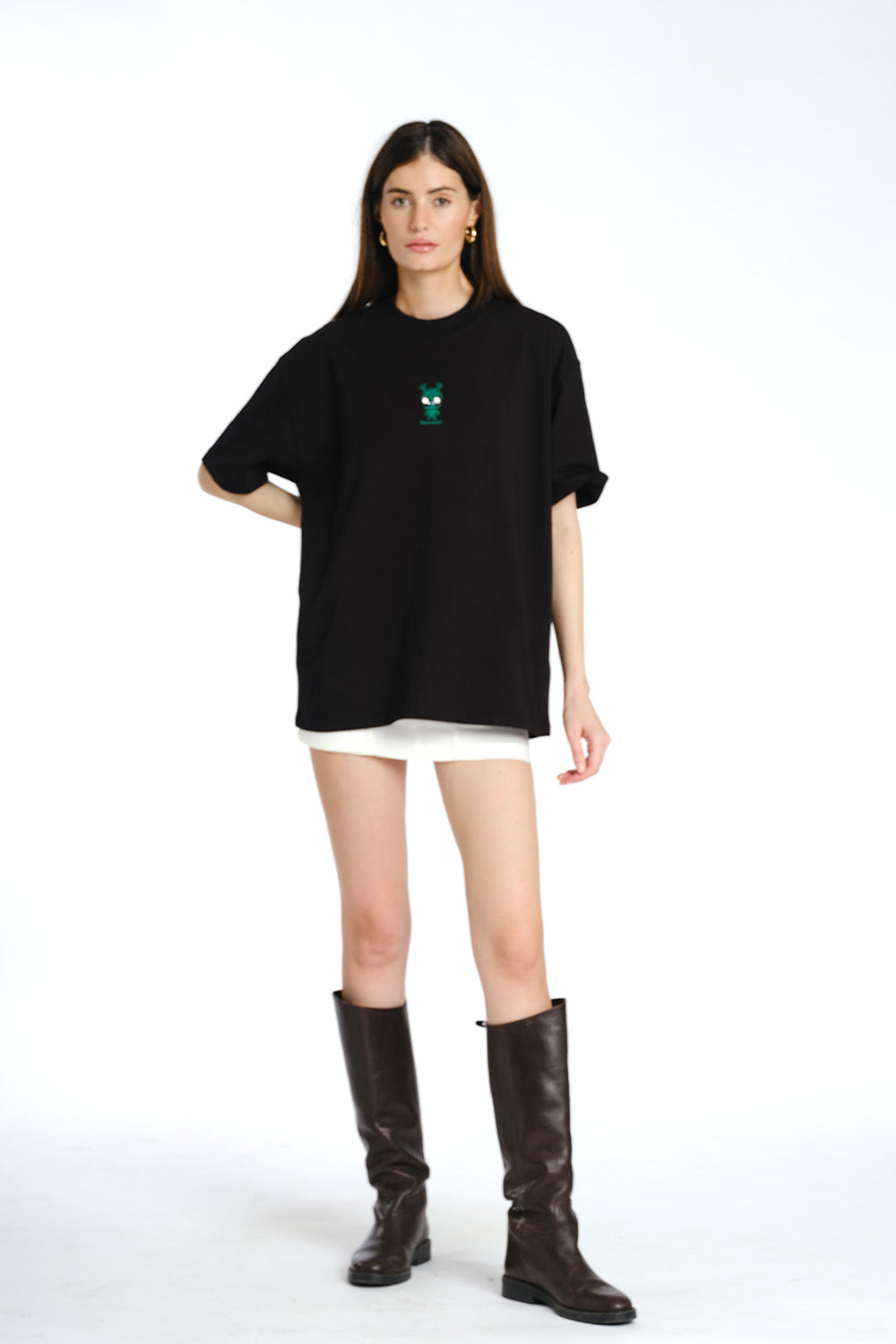 I Need Space Embroidered Premium Oversized T-shirt - BonkersCorner