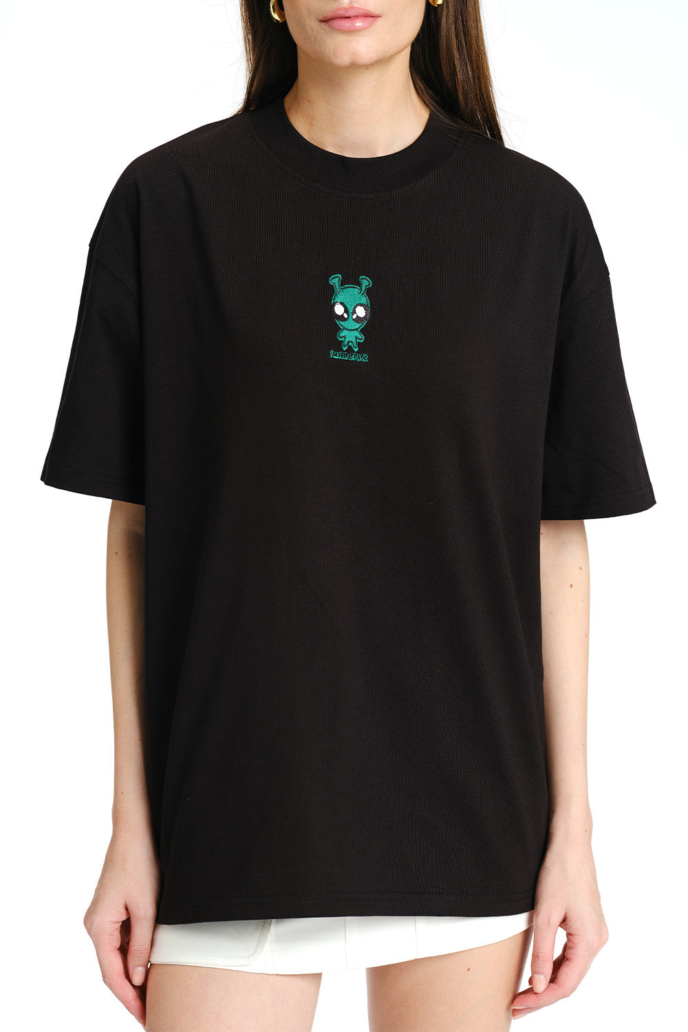 I Need Space Embroidered Premium Oversized T-shirt - BonkersCorner
