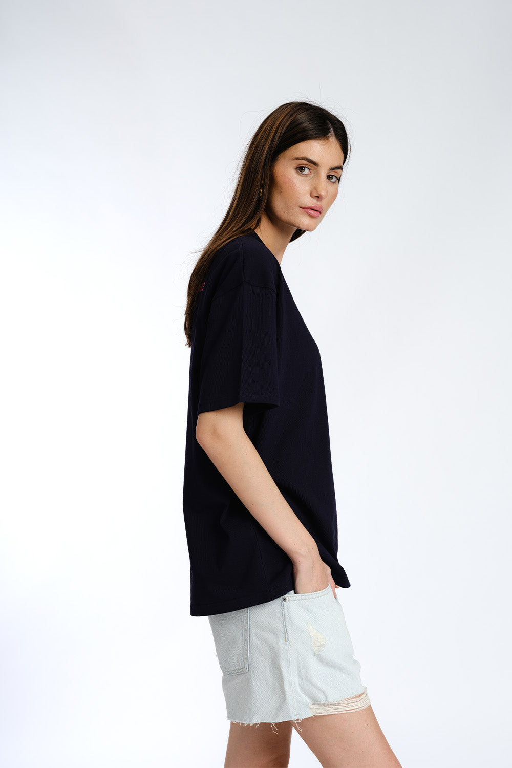 I Ghost You Embroidered Premium Oversized T-shirt - BonkersCorner