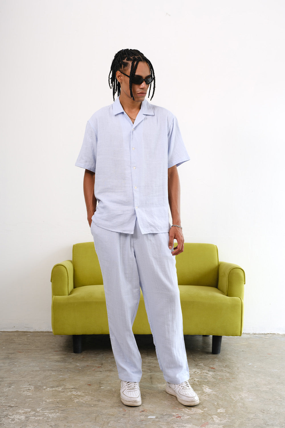 Lagoon Organic Cotton Gauze Shirt - BonkersCorner