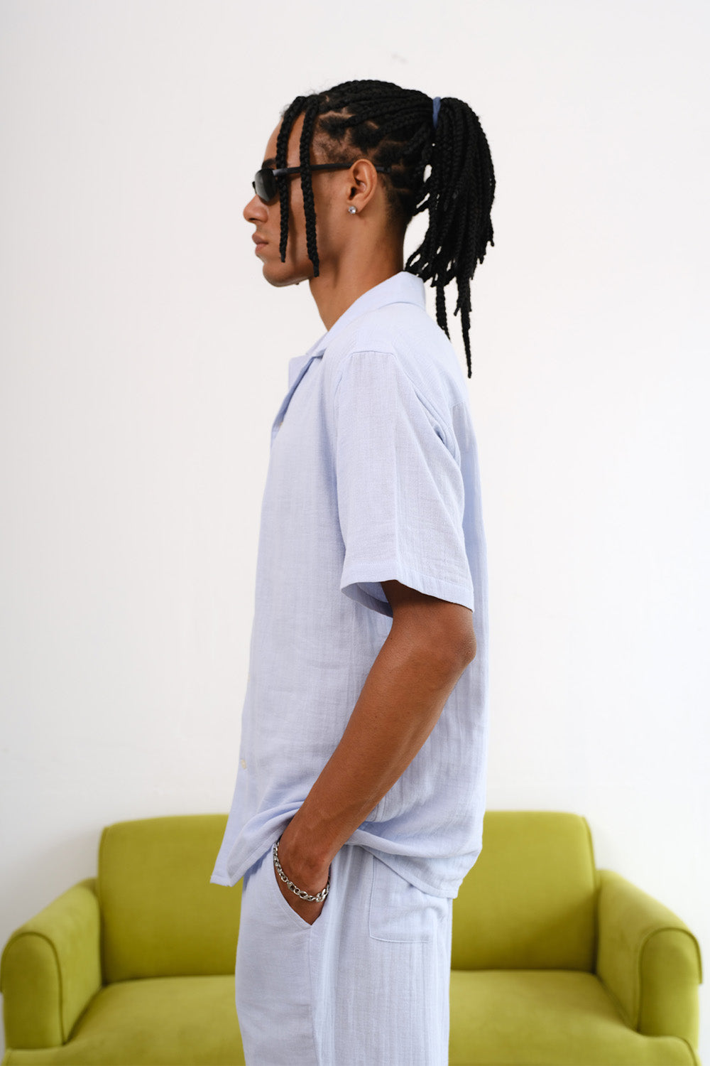 Lagoon Organic Cotton Gauze Shirt - BonkersCorner