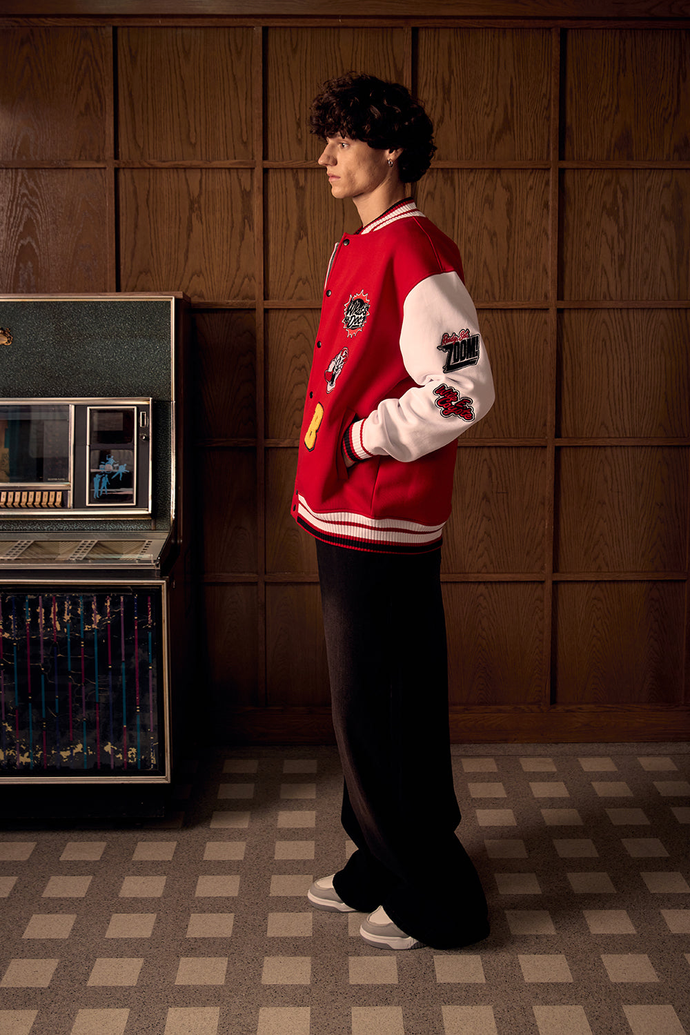 Looney Tunes Red Varsity Jacket - BonkersCorner