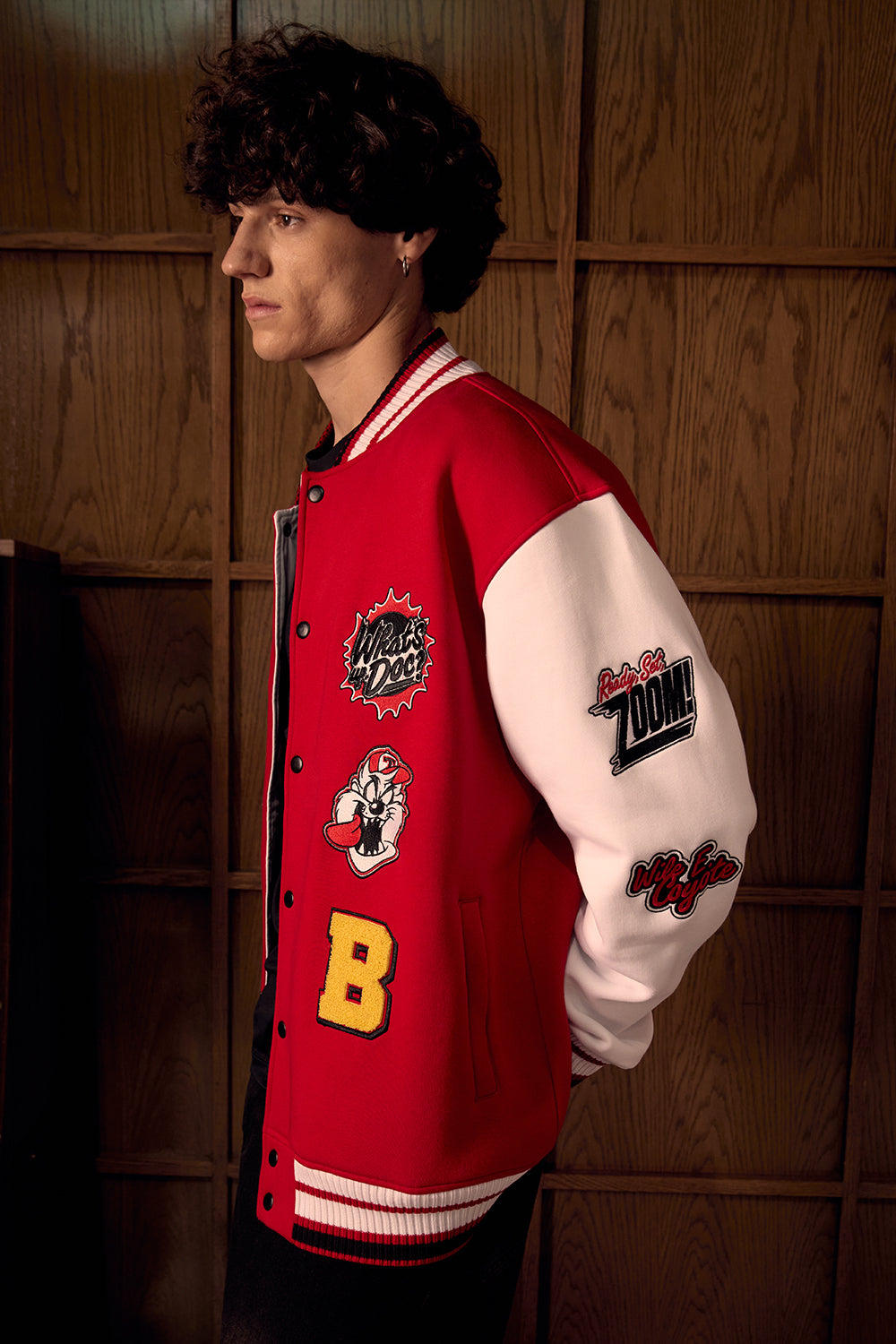 Looney Tunes Red Varsity Jacket - BonkersCorner