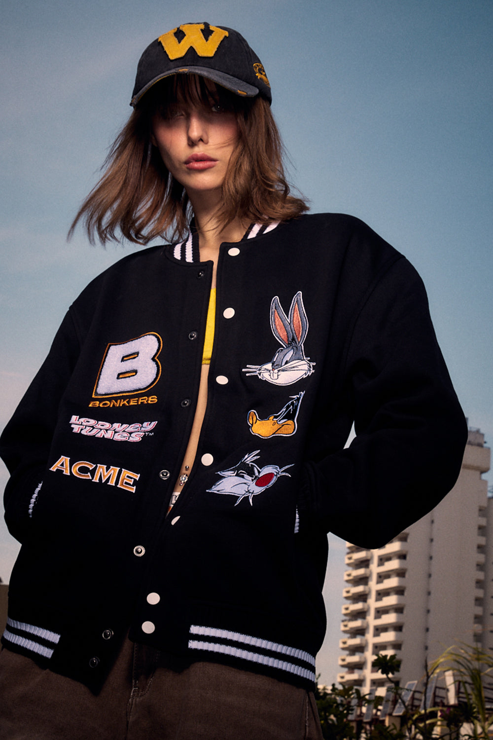 Looney Tunes Varsity Jacket - BonkersCorner