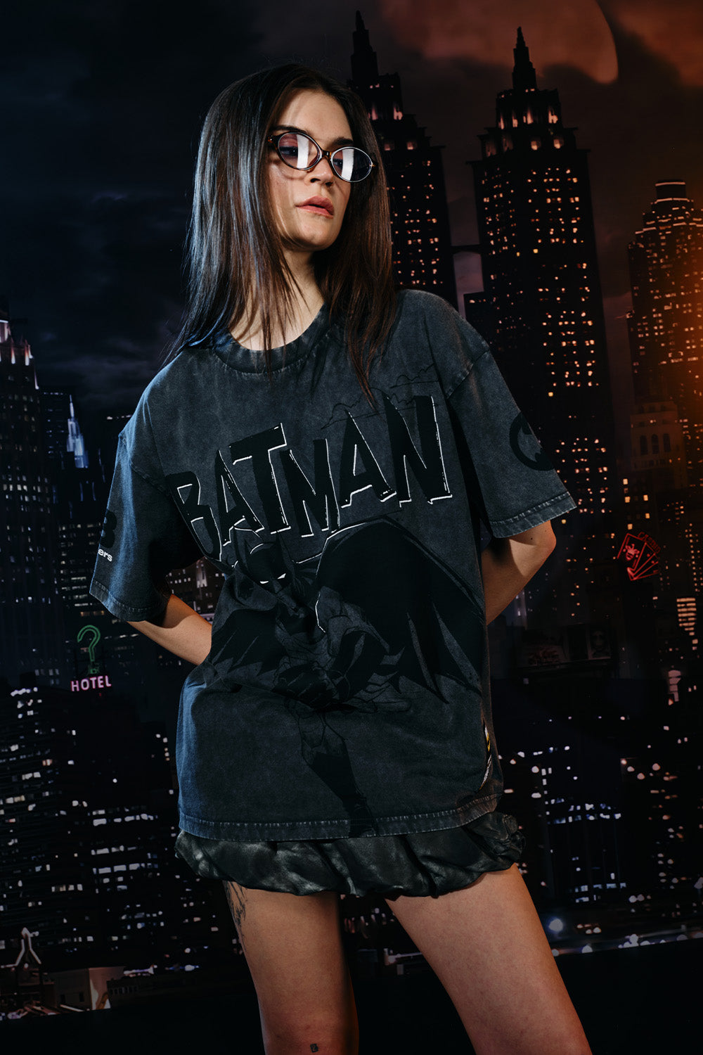 Masked Vigilante Oversized T-shirt - BonkersCorner