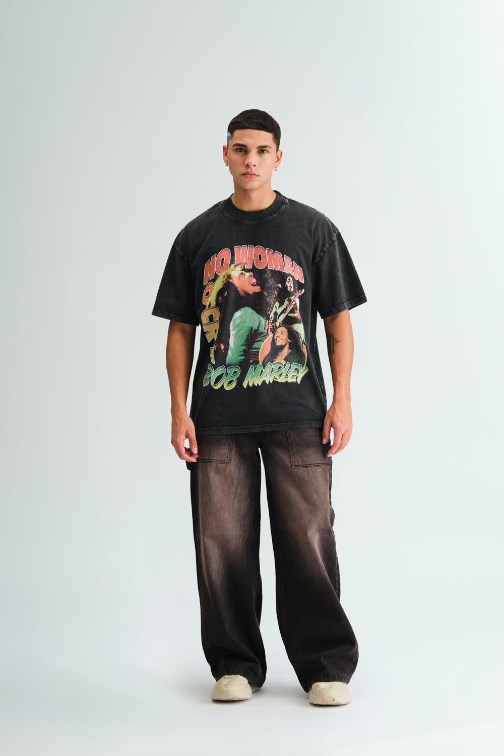 No Women No Cry Oversized T-shirt - BonkersCorner