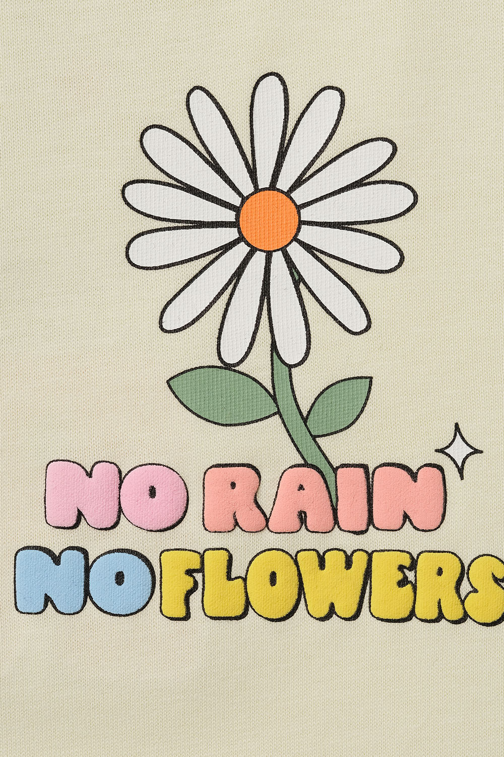 No Rain No Flower Oversized T-shirt - BonkersCorner