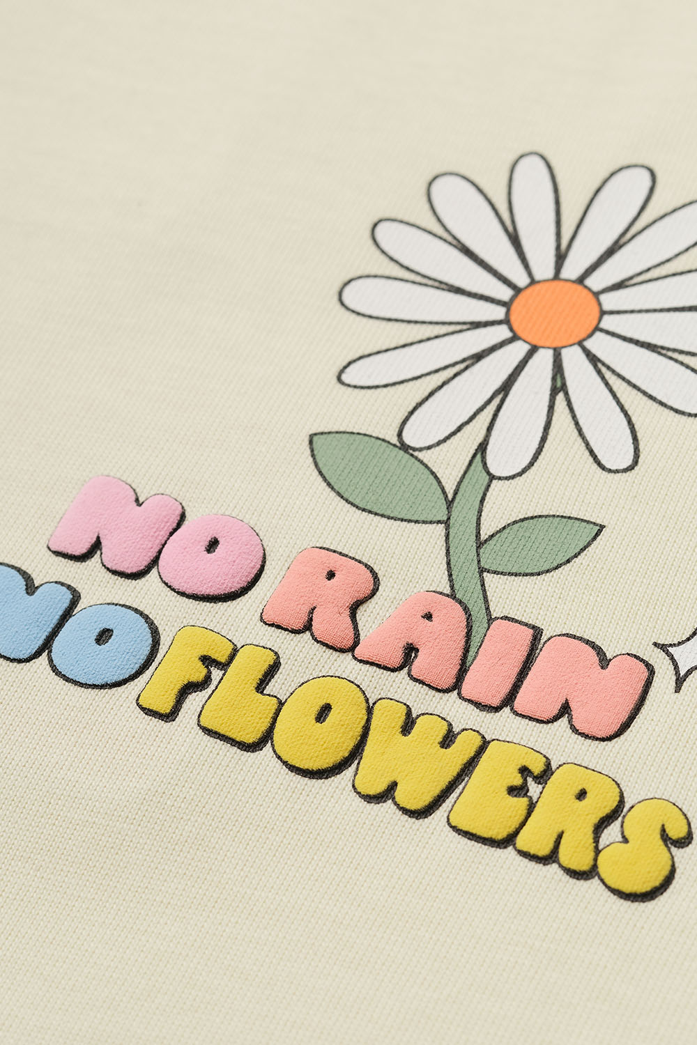 No Rain No Flower Oversized T-shirt - BonkersCorner