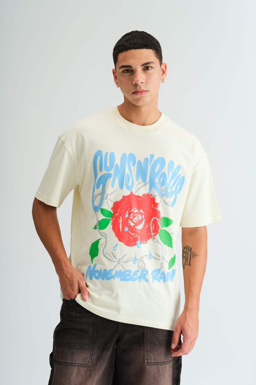 November Rain Oversized T-shirt - BonkersCorner