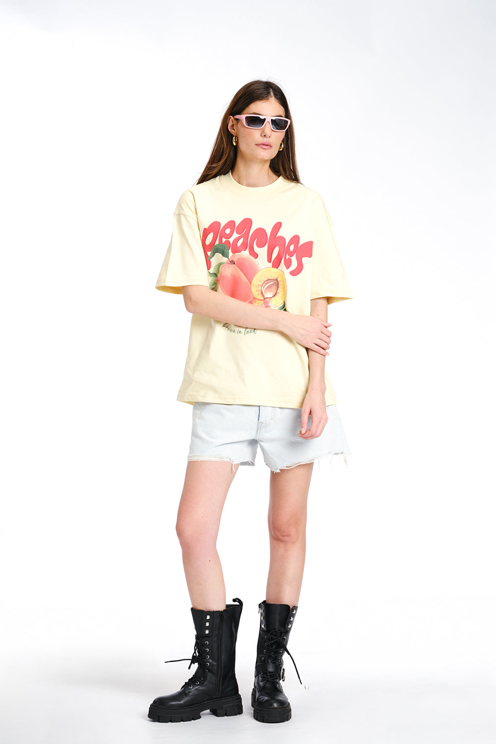 Peaches Oversized T-shirt - BonkersCorner