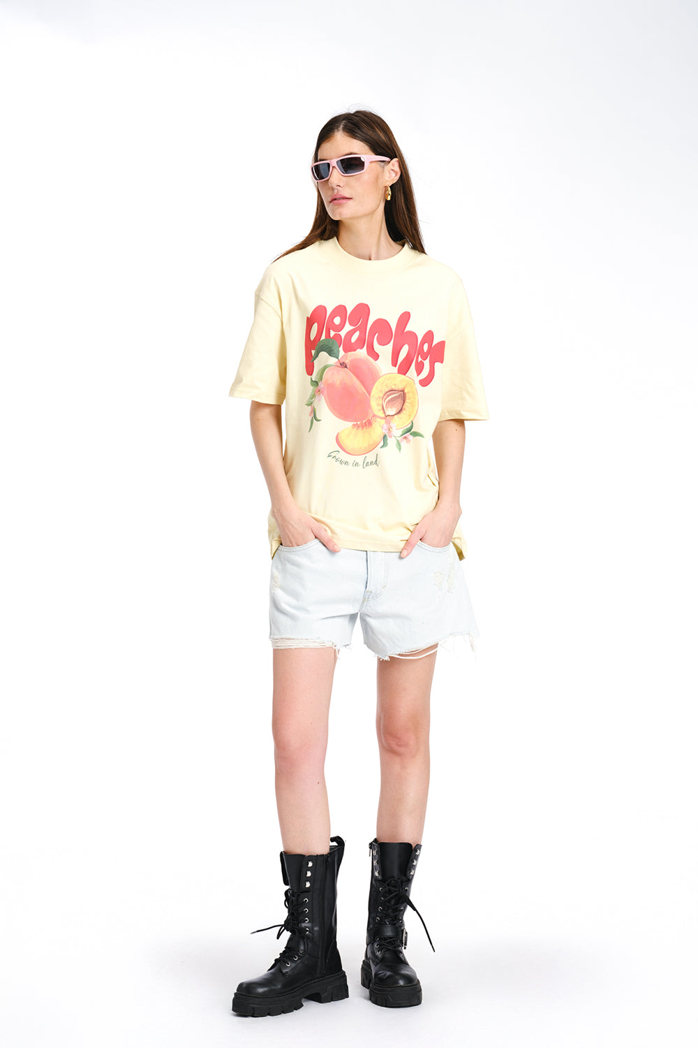Peaches Oversized T-shirt - BonkersCorner