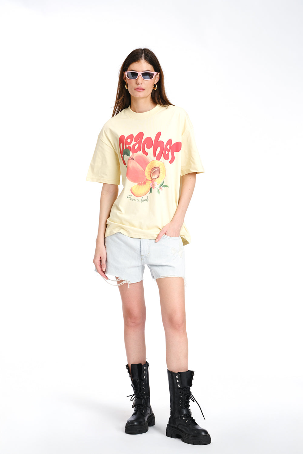 Peaches Oversized T-shirt - BonkersCorner