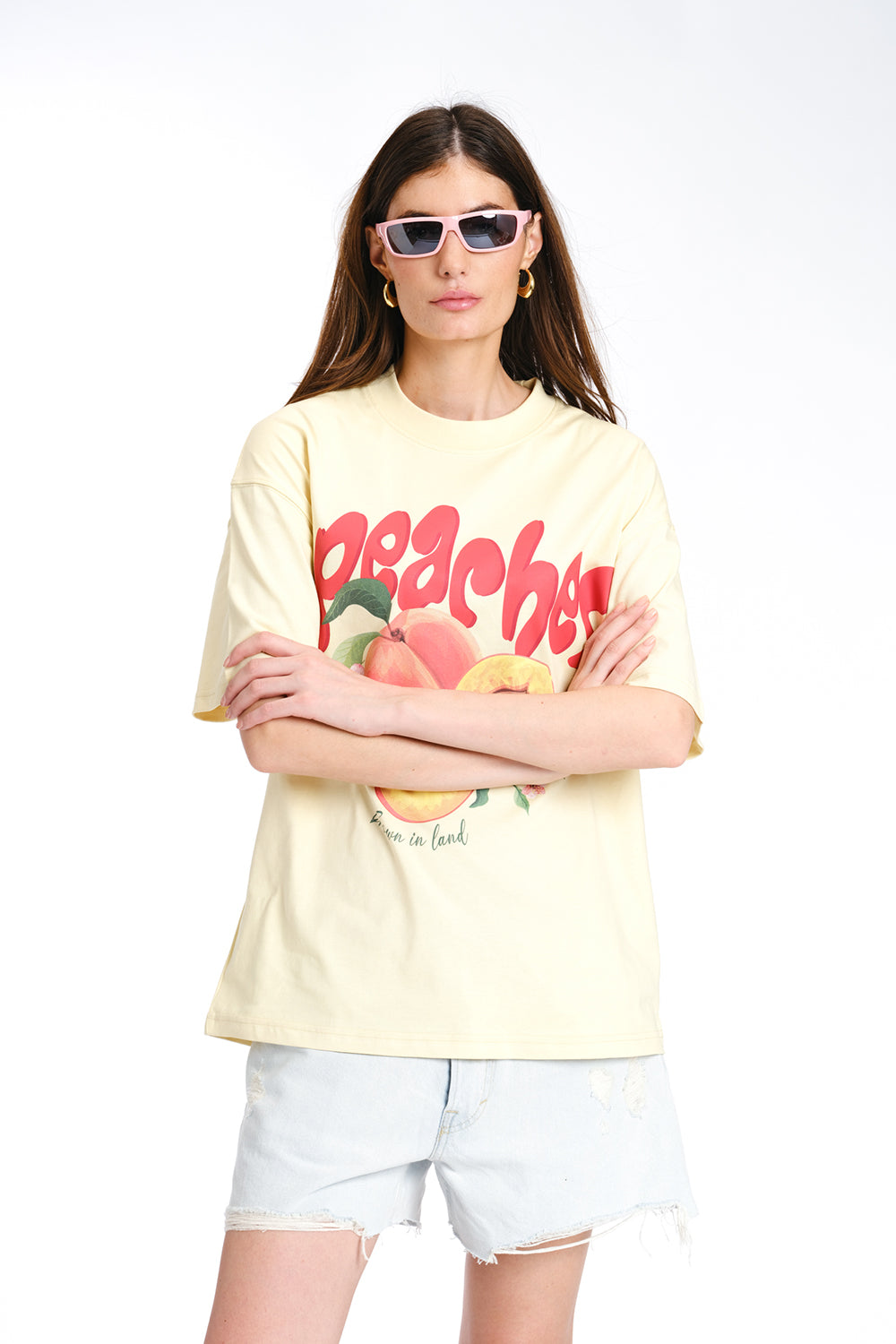 Peaches Oversized T-shirt - BonkersCorner