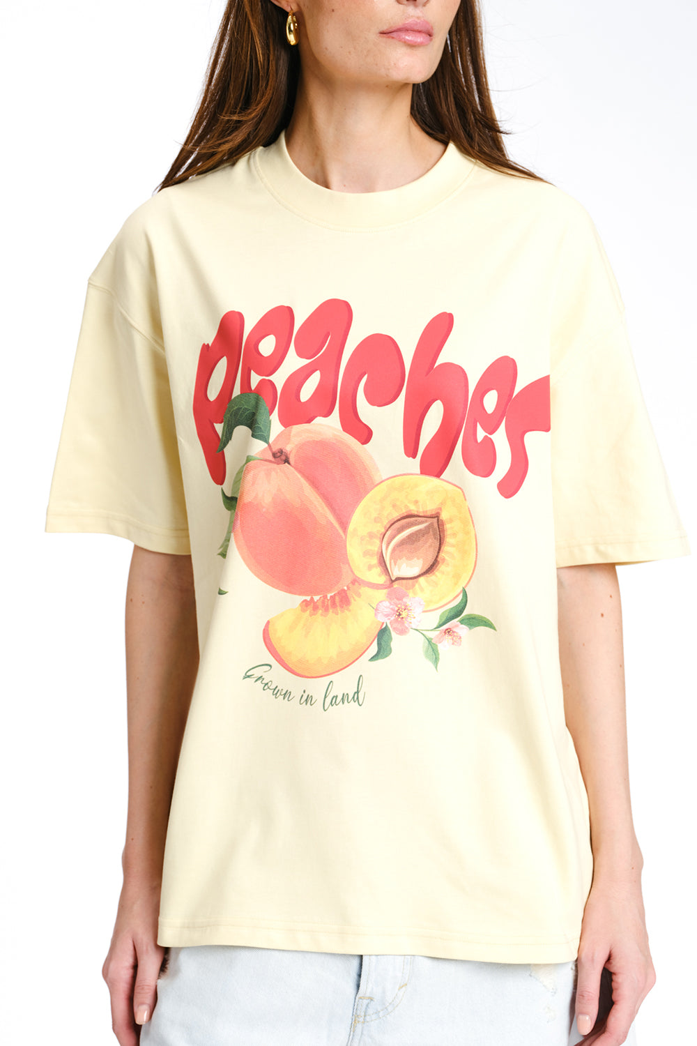 Peaches Oversized T-shirt - BonkersCorner