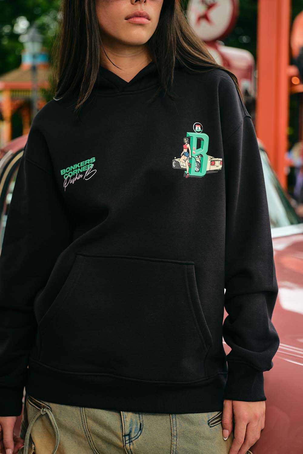 Pushin B Hoodie - BonkersCorner