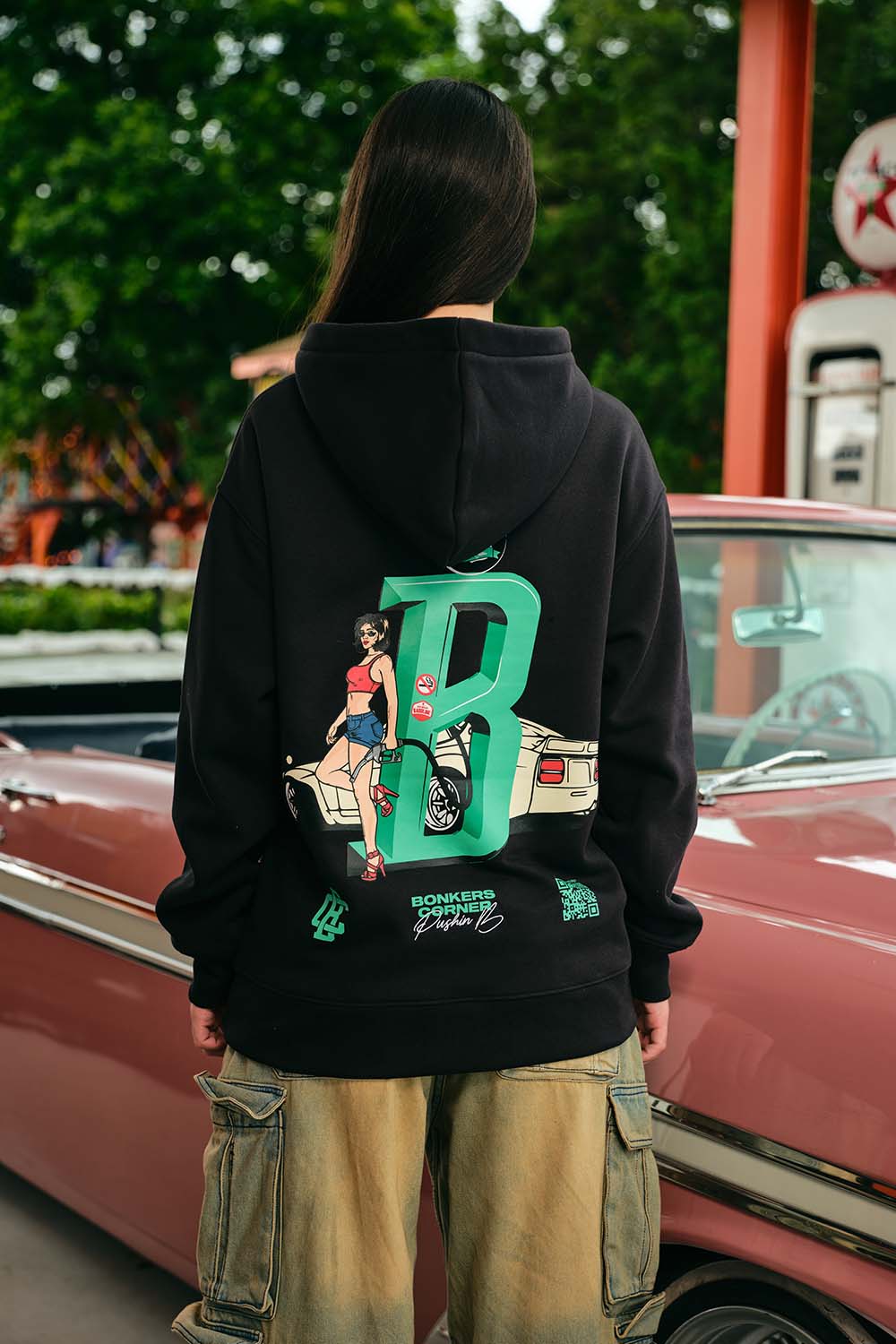 Pushin B Hoodie - BonkersCorner