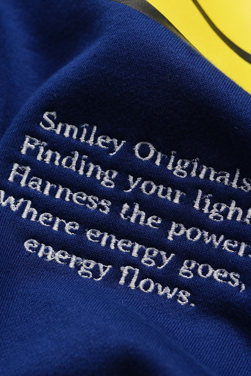 Royal Blue Smiley Originals Hoodie - BonkersCorner