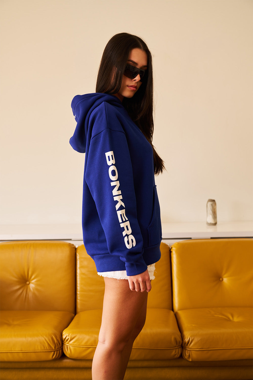 Royal Blue Smiley Originals Hoodie - BonkersCorner