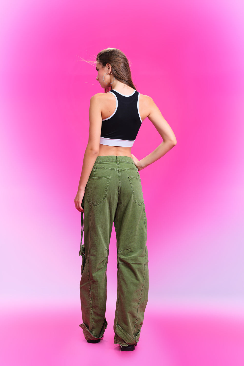 Sasha Crop Sports Tank - BonkersCorner