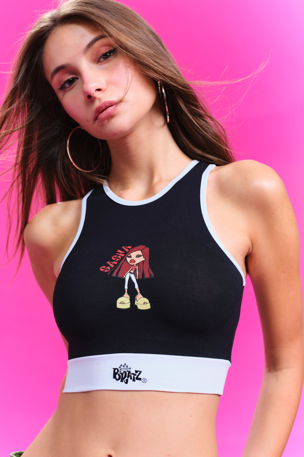 Sasha Crop Sports Tank - BonkersCorner